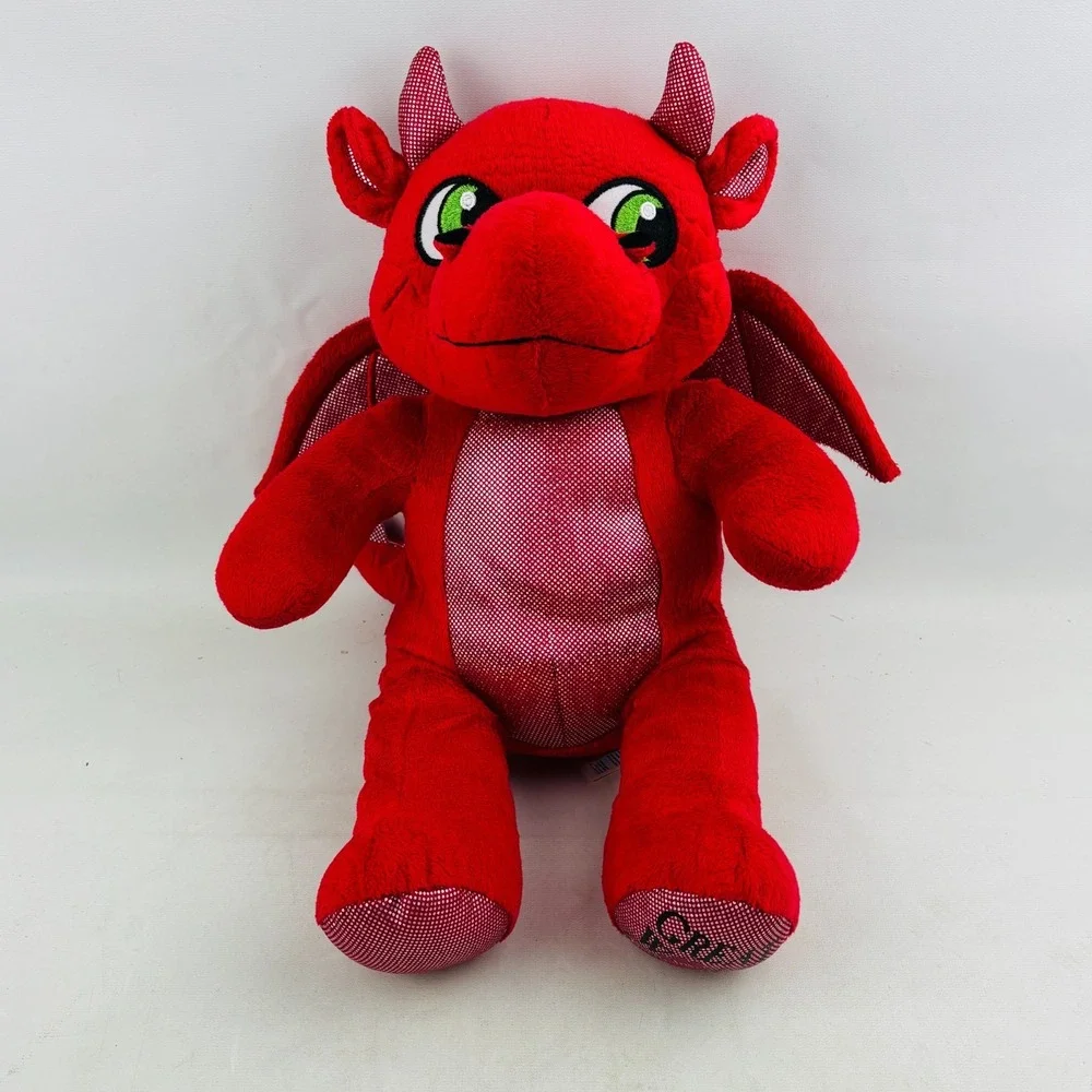 Build A Bear Great Wolf Lodge MagicQuest Ellie Red Dragon‎ Plush 2019 BAB